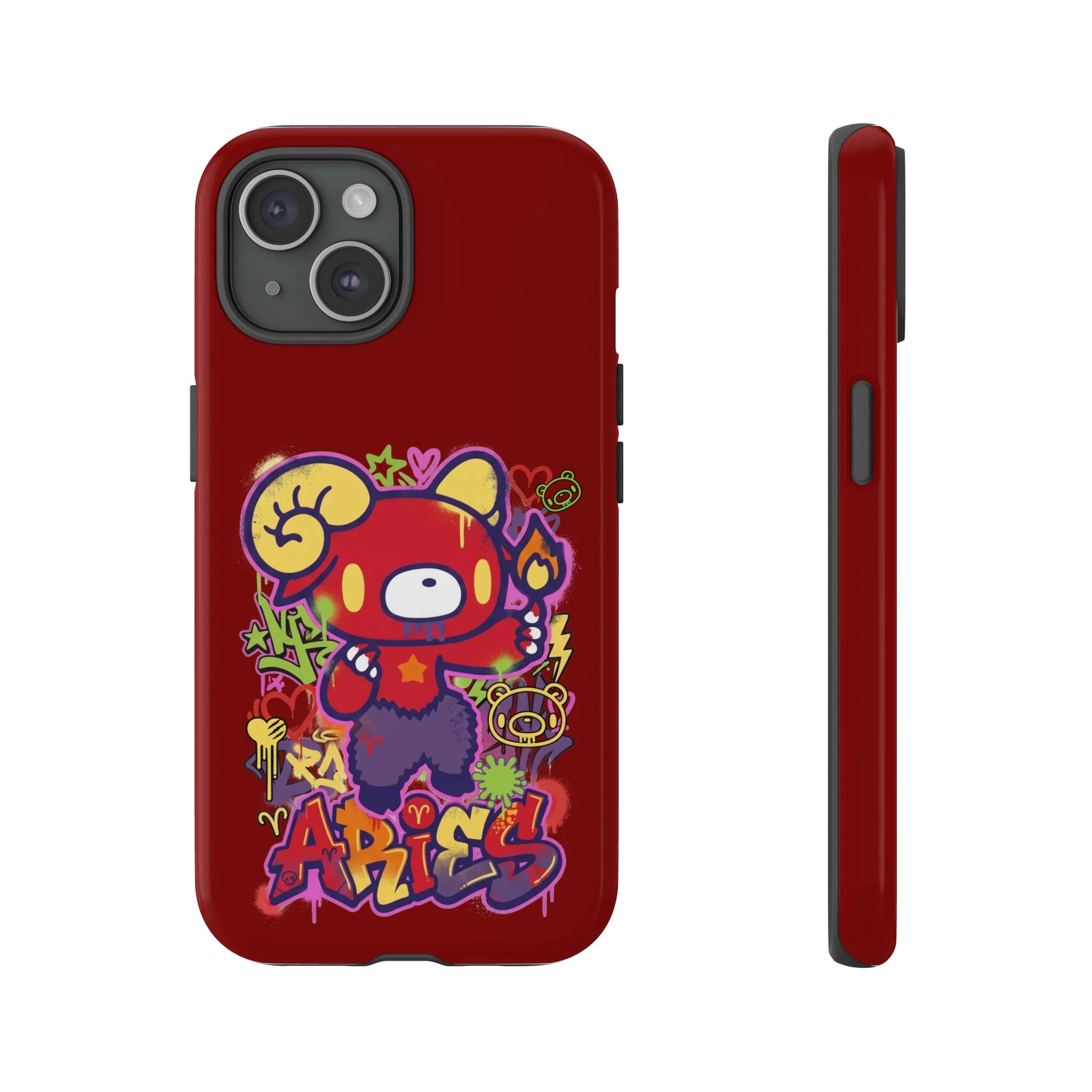 Zodiac Aries Gloomy Bear Phone Case - Image 51