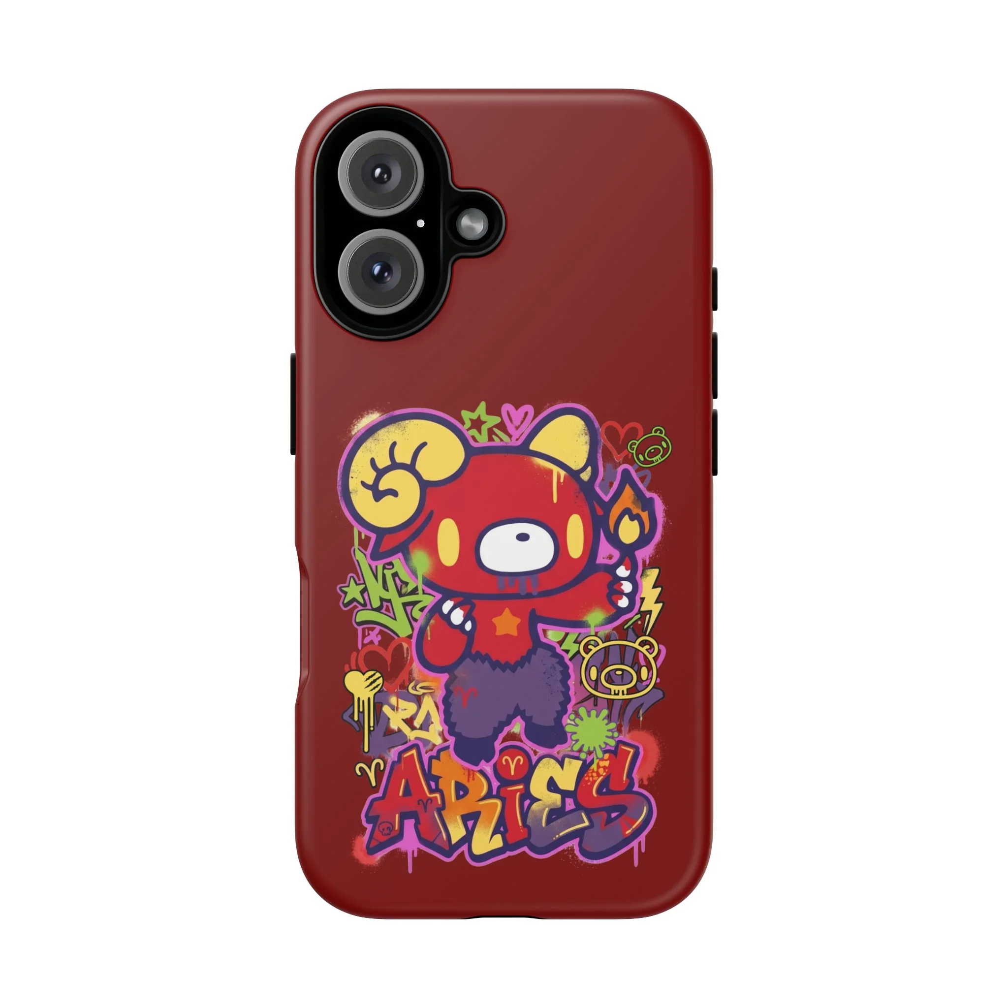 Zodiac Aries Gloomy Bear Phone Case - Image 70