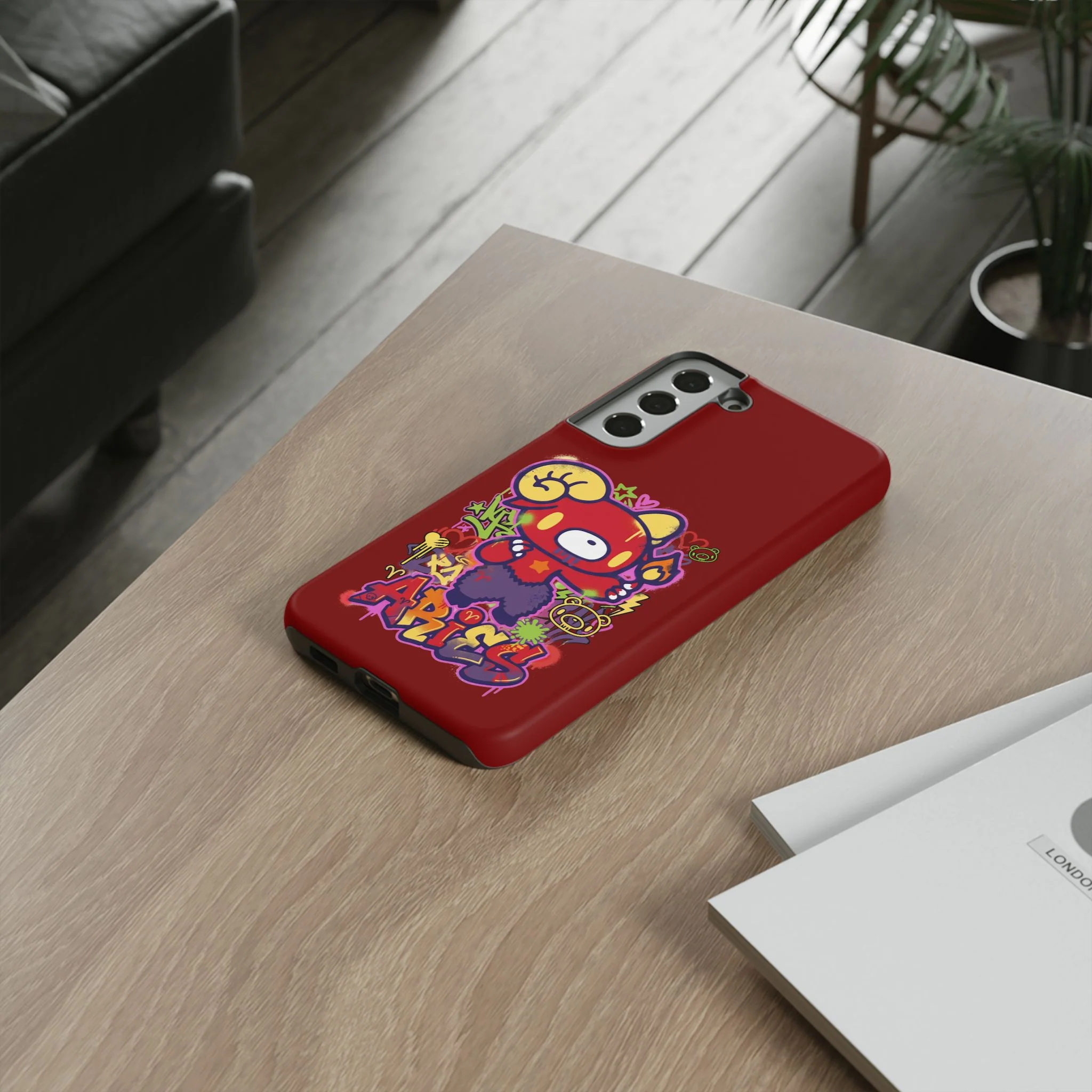 Zodiac Aries Gloomy Bear Phone Case - Image 98