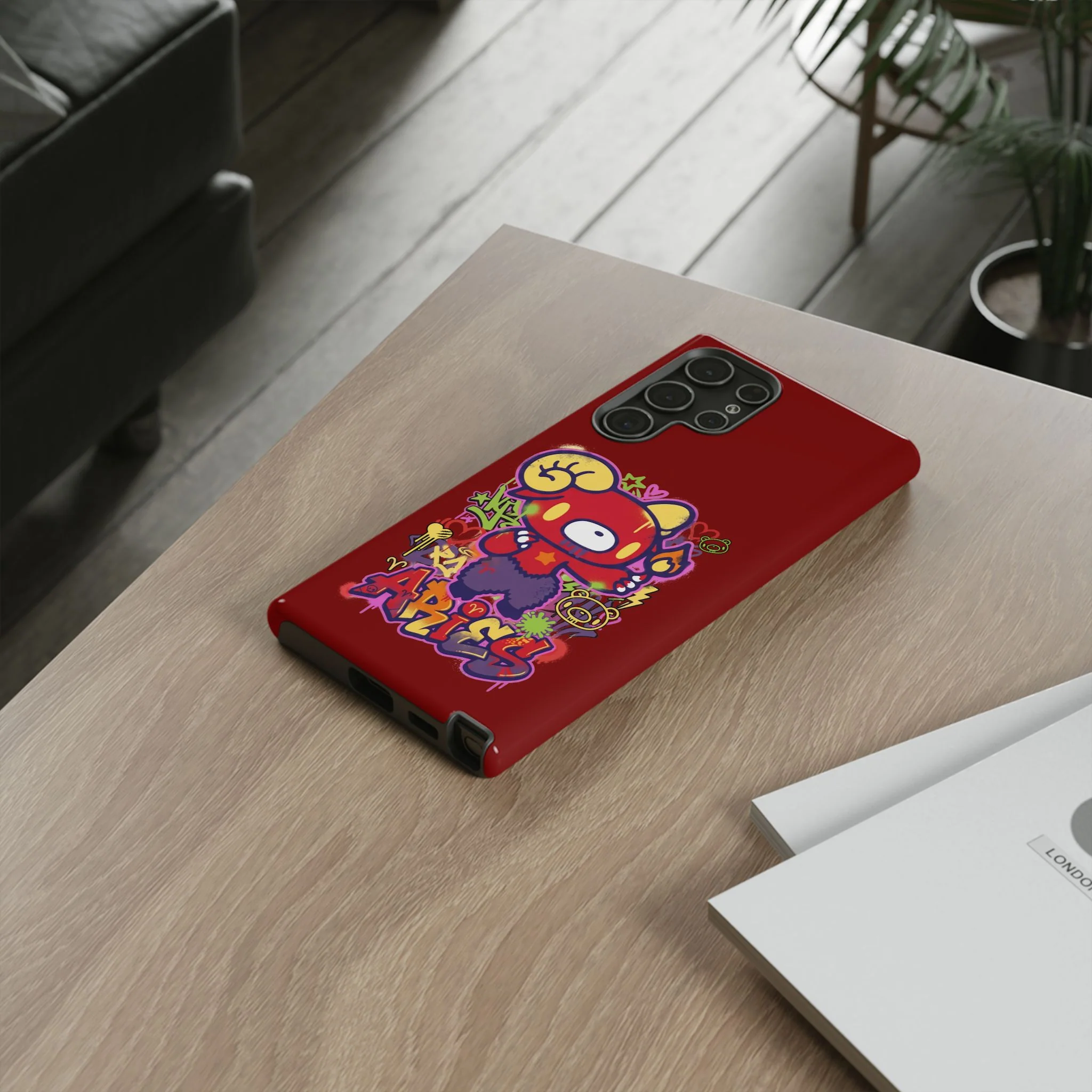 Zodiac Aries Gloomy Bear Phone Case - Image 99